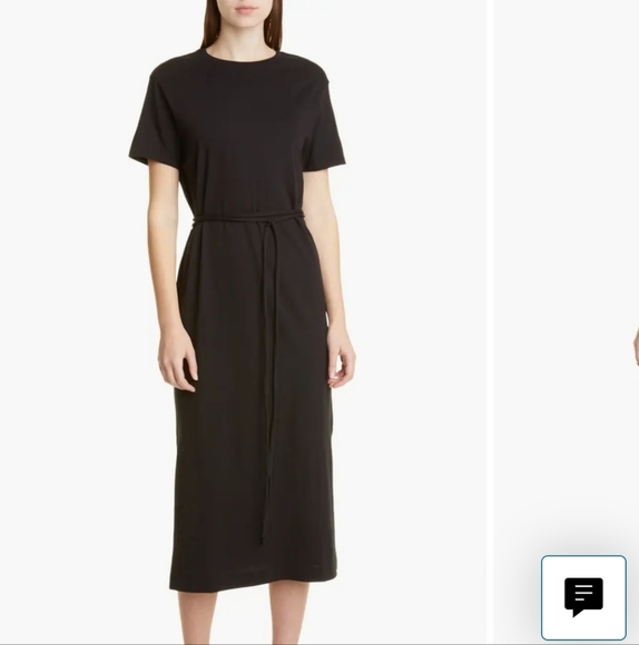 Vince Dresses & Skirts - Vince Black Crew Neck T Shirt Dress M